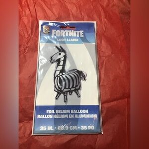 Fortnite loot llama foil helium balloon 35 inch -NEW